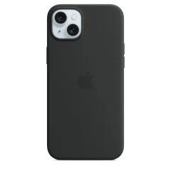 iPhone 15 Plus Case Silicon with MagSafe Blac