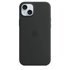 APPLE iPhone 15 Plus MagSafe (Black) silikonski ovitek