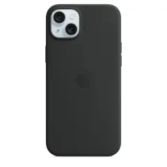 APPLE iPhone 15 Plus MagSafe (Black) silikonski ovitek
