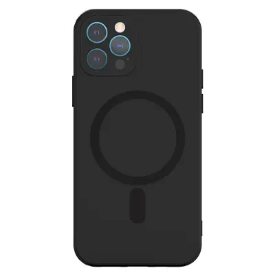 Ovitek MAGSILICONE, Iphone 12 PRO MAX, črn