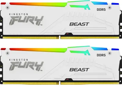 Kingston Fury Beast RGB 32GB Kit (2x16GB) DDR5-5600 DIMM CL36, 1.25V