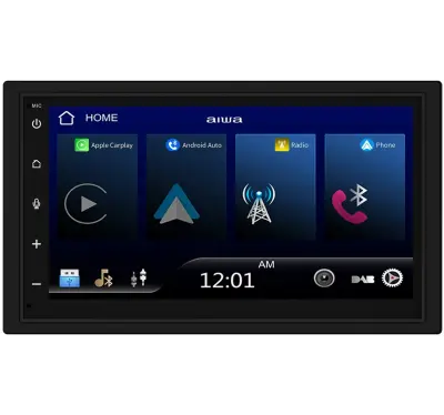 AIWA 2DIN Multimedijski DAB avto radio s Carplay, Android ICD-820DAB
