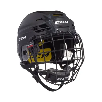 Hokejska čelada HT210C TAC Senior Combo CCM, črna, velikost: XS