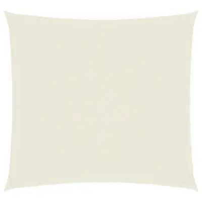 vidaXL Senčno jadro oksford blago kvadratno 4,5x4,5 m krem