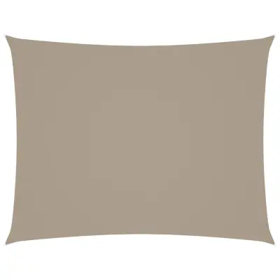 vidaXL Senčno jadro oksford blago pravokotno 3x4,5 m taupe