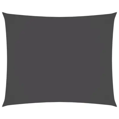 vidaXL Senčno jadro oksford blago pravokotno 2x3 m antracitno