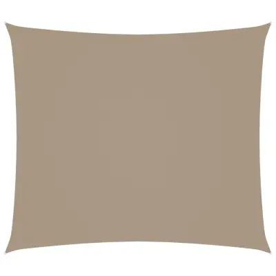 vidaXL Senčno jadro oksford blago pravokotno 2x2,5 m taupe