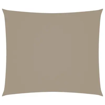 vidaXL Senčno jadro oksford blago pravokotno 2,5x3 m taupe