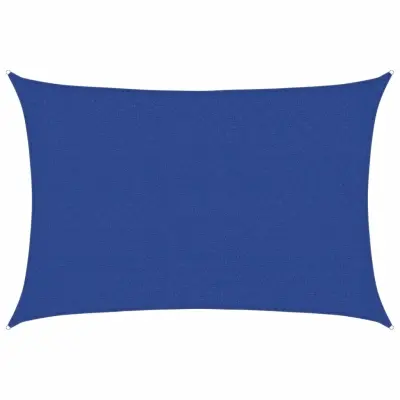 vidaXL Senčno jadro 160 g/m² modro 2,5x3,5 m HDPE