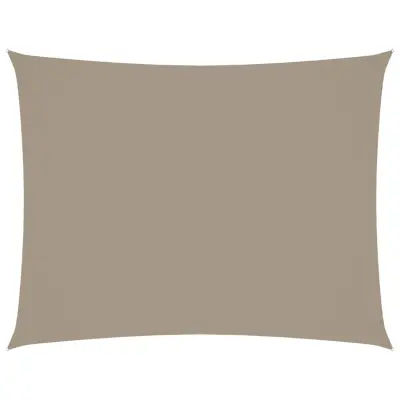 vidaXL Senčno jadro oksford blago pravokotno 2,5x4 m taupe