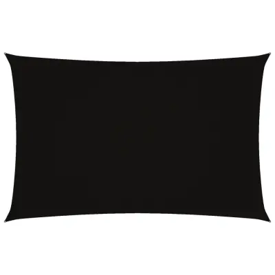 vidaXL Senčno jadro oksford blago pravokotno 4x7 m črno