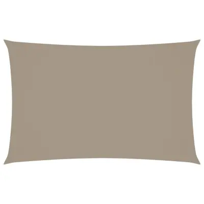 vidaXL Senčno jadro oksford blago pravokotno 4x7 m taupe