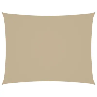 vidaXL Senčno jadro oksford blago pravokotno 3,5x5 m bež