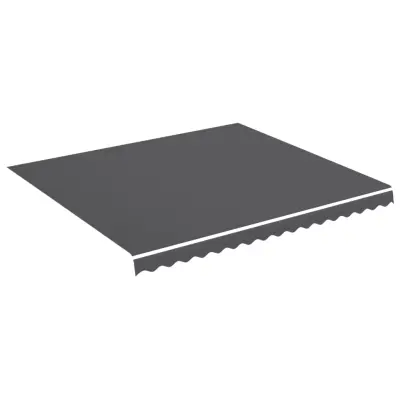 vidaXL Nadomestno blago za tendo antracitno 4x3,5 m