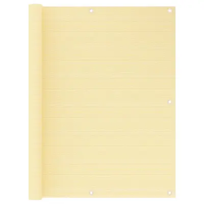 vidaXL Balkonsko platno bež 120x500 cm HDPE