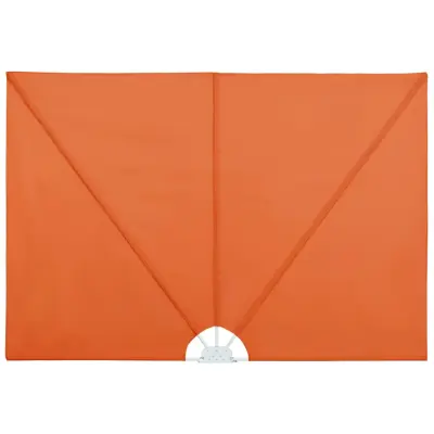 vidaXL Zložljivo stransko platno za teraso terakota 240x160 cm