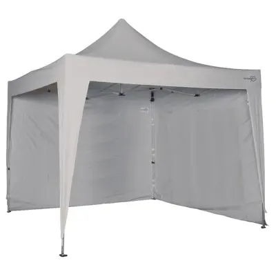 Bo-Camp Stranica za vrtni paviljon z oknom siva 3x3 m