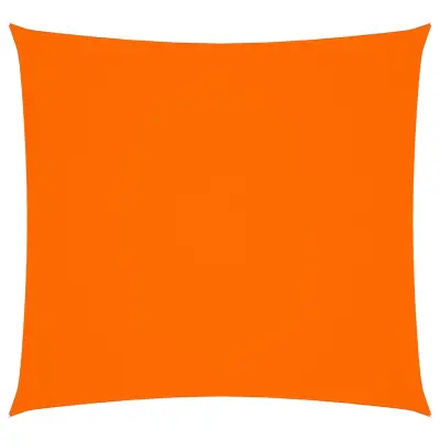 vidaXL Senčno jadro oksford blago kvadratno 7x7 m oranžno