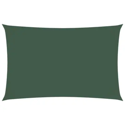 vidaXL Senčno jadro oksford blago pravokotno 2x4,5 m temno zeleno