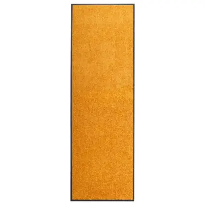 vidaXL Pralni predpražnik oranžen 60x180 cm