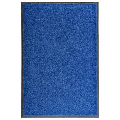 vidaXL Pralni predpražnik moder 60x90 cm
