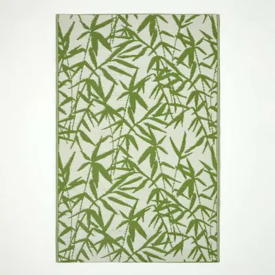 Homescapes Zena Tropical Green Outdoor Rug, 120x180 cm