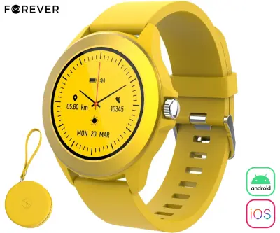 FOREVER Colorum CW-300 rumena pametna ura