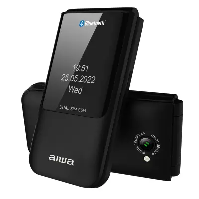 AIWA Multifunkcijski preklopni telefon za seniorje FP-24BKMKII