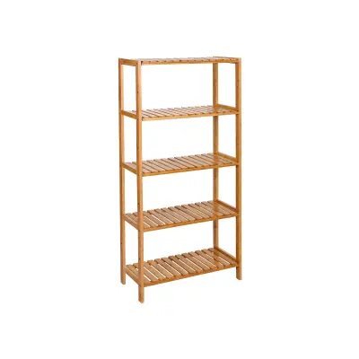 SONGMICS Bamboo naravni regal