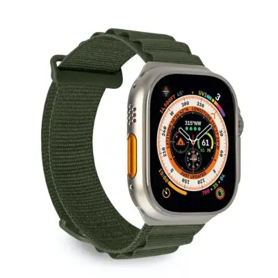 PURO PAŠČEK EXTREME APPLE WATCH 42/44/45/49 D.GREEN