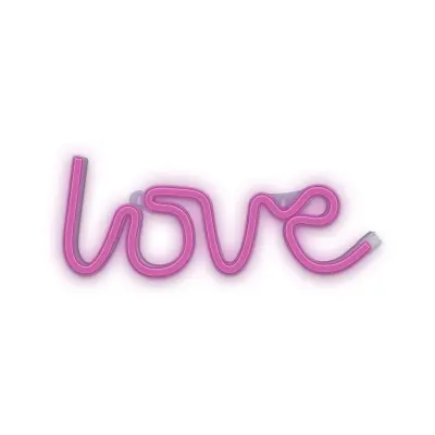 Neon LED luč - love
