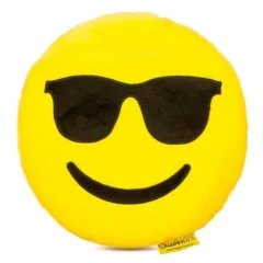 Kakovostna plišasta blazina emoji smile z očali 32cm