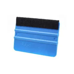 PVC gladilka s filcem za aplikacijo samolepilnih folij 125 x 80mm