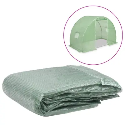 vidaXL Nadomestno pokrivalo za rastlinjak 4,5 m² 300x150x200 cm zeleno