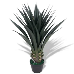 vidaXL Umetna rastlina juka v loncu 85 cm zelene barve