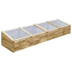 vidaXL Rastlinjak impregnirana borovina 200x50x35 cm