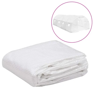 vidaXL Nadomestno pokrivalo za rastlinjak 18 m² 3x6x2 m prozorno