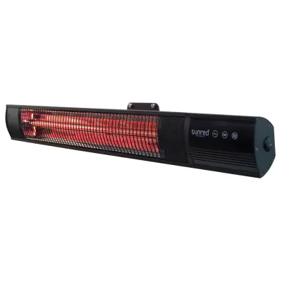 Sunred Stenski grelnik Royal Diamond Dark 2000 W rožnato zlat in črn