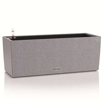 LECHUZA Cvetlično korito BALCONERA Stone 50 ALL-IN-ONE sivo