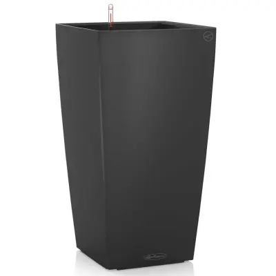 LECHUZA Cvetlično korito Cubico Color 30 ALL-IN-ONE barva skrilavca