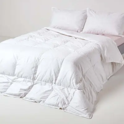 Homescapes Premium White Goose Down 4,5 Tog 200x200 cm Poletna odeja