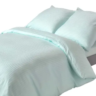 Homescapes Modra odeja iz egipčanskega bombaža, 330 niti, 155x220 cm