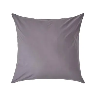 Homescapes Temno siva prevleka za blazino iz egipčanskega bombaža z 200 nitmi, 60x60 cm