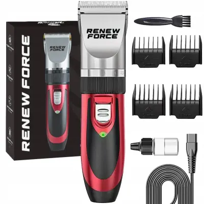 Set akumulatorskega brivnika za striženje psov in mačk titan