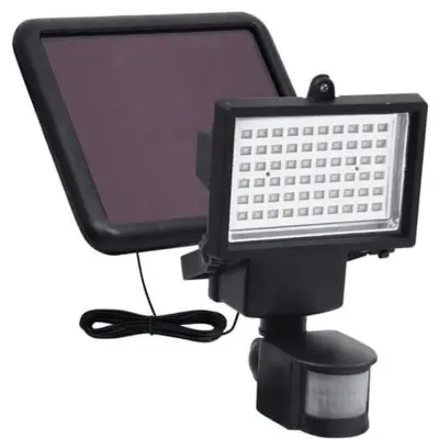 Solarni reflektor 60 LED s PIR sezorjem 6500K IP44 + panel