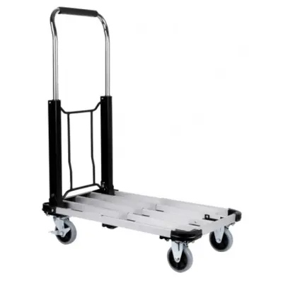 Lahek alu zložljiv transportni voziček do 150KG