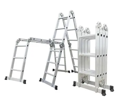 Alu zgibna večnamenska lestev 4,7m