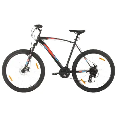 vidaXL Gorsko kolo z 21 prestavami 29" kolo 53 cm okvir črno