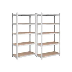 SONGMICS 2x Regal 40 x 90 x 18