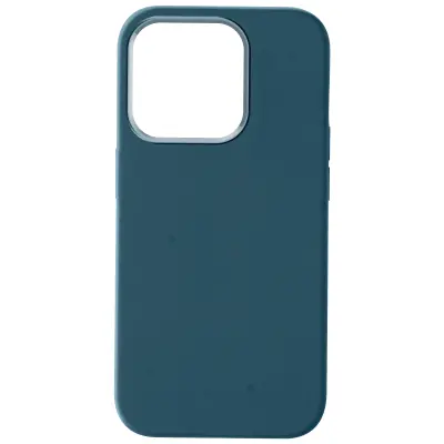 Mehka torbica za iPhone 15 Pro, 100 % možnost recikliranja, serija Classic Case Organic - polnocno modra
